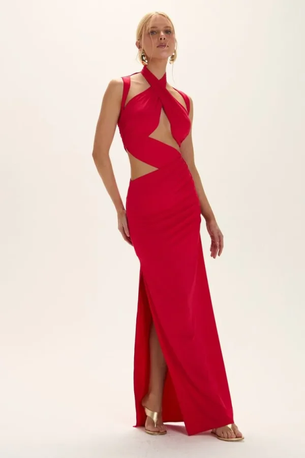 VESTIDO DAFNE VERMELHO LOVE