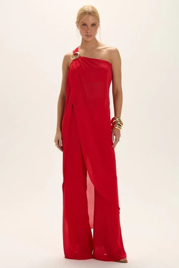 CALÇA LÍGIA VERMELHO LOVE