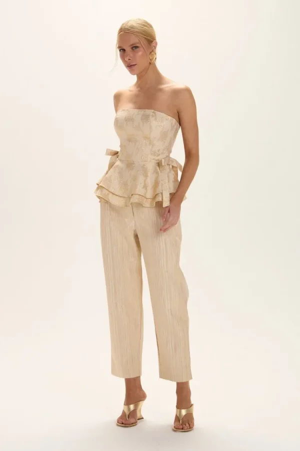 CALÇA JULIE JACQUARD STRIPE